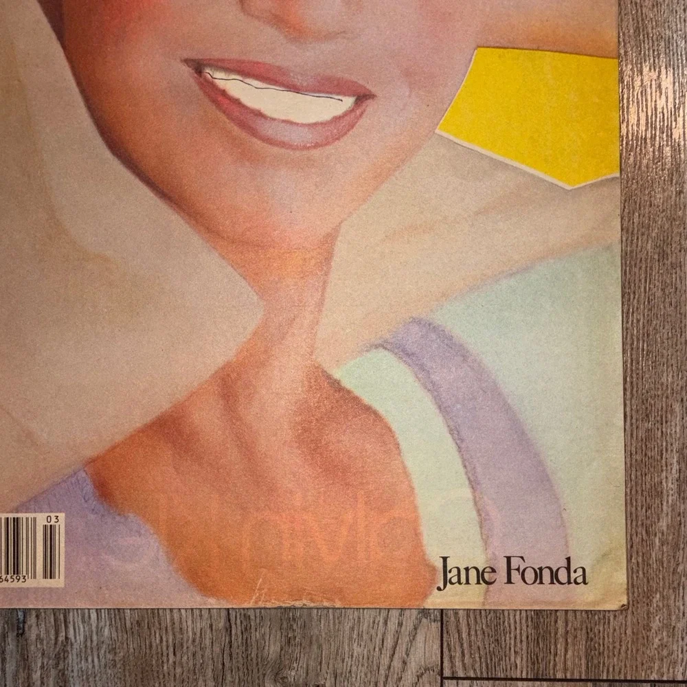 Vintage Interview Magazine March 1984 Jane Fonda Cover John Lennon Yoko Ono